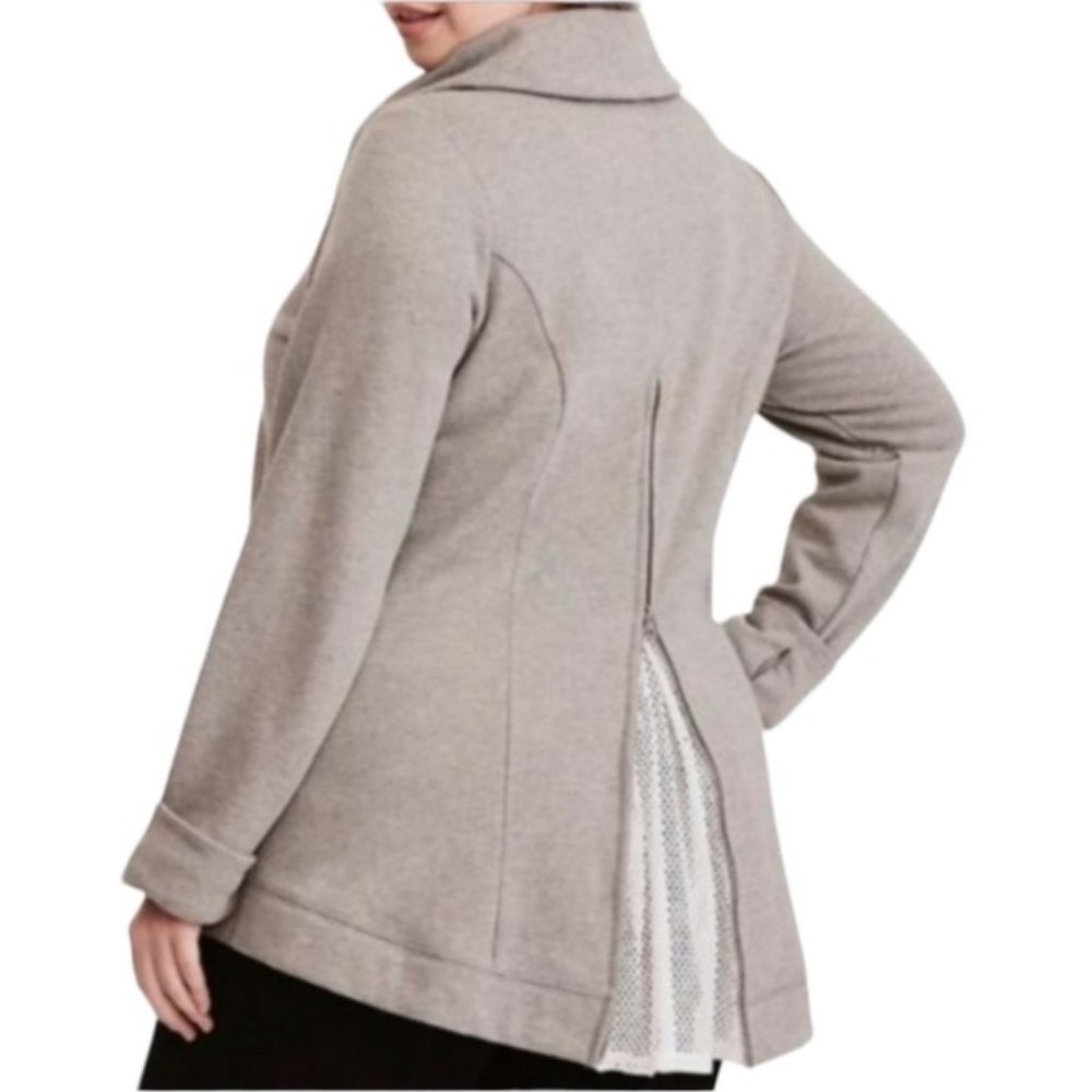 Torrid Side Zip Mesh Vent Sweatshirt